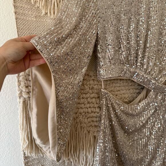 Bardot Sequin Alessandra Cutout Dress - Picture 5 of 8